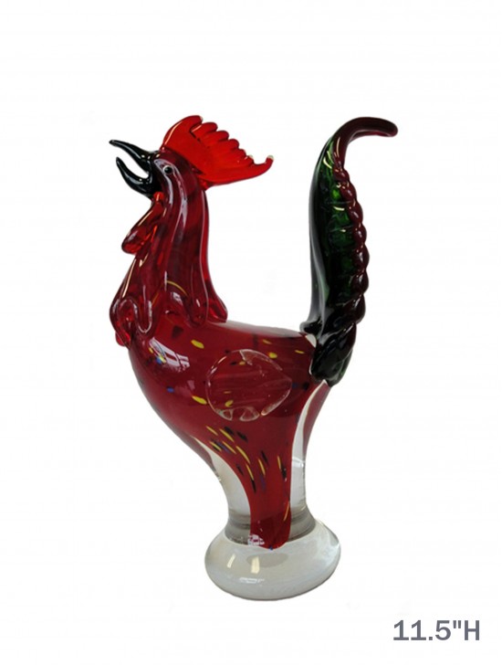 Art Glass Rooster